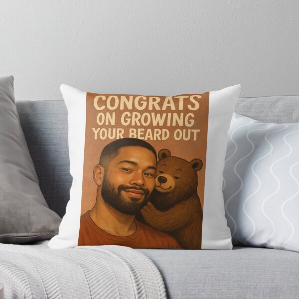 Item preview, Cute Queer Beard Growth Achievement - Gay Daddy Bear designed and sold by Aryabek.