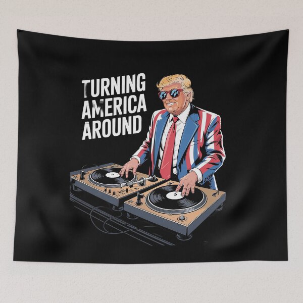 Item preview, Donald Trump DJ Turning America Around President 2024 designed and sold by GamtosMintys.
