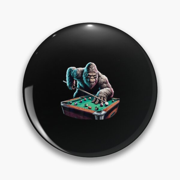 Item preview, Funny Bigfoot Sasquatch Billiards Pool Player Men Boys designed and sold by AlyceLynne.