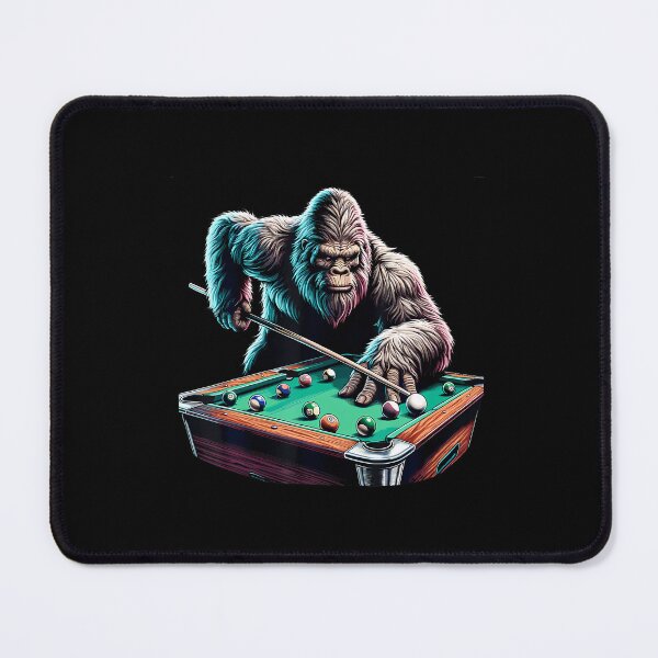 Item preview, Funny Bigfoot Sasquatch Billiards Pool Player Men Boys designed and sold by AlyceLynne.
