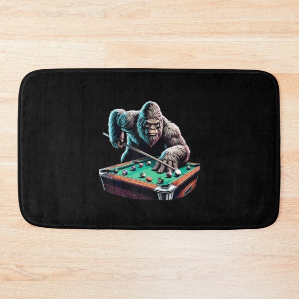 Item preview, Funny Bigfoot Sasquatch Billiards Pool Player Men Boys designed and sold by AlyceLynne.