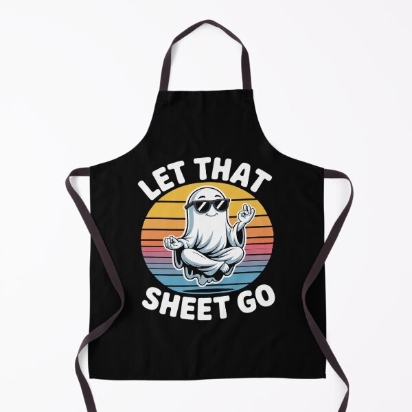 Item preview, Let That Sheet Go Ghost Meditation Yoga Halloween designed and sold by JaskconLIfe23.
