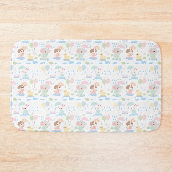 Item preview, Baby Shower Rainy Parade Pattern designed and sold by KJackArtwork.