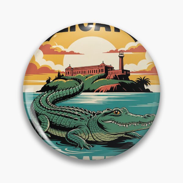 Item preview, Funny Alligator Alcatraz Everglades Humor Florida 7  designed and sold by MyzoToyota.