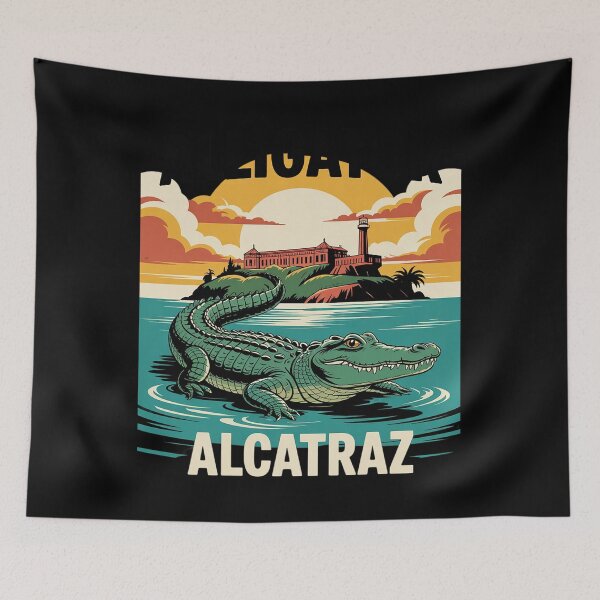 Item preview, Funny Alligator Alcatraz Everglades Humor Florida 7  designed and sold by MyzoToyota.