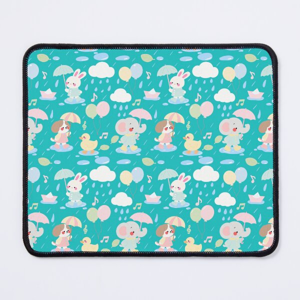Item preview, Baby Shower Rainy Parade Pattern designed and sold by KJackArtwork.