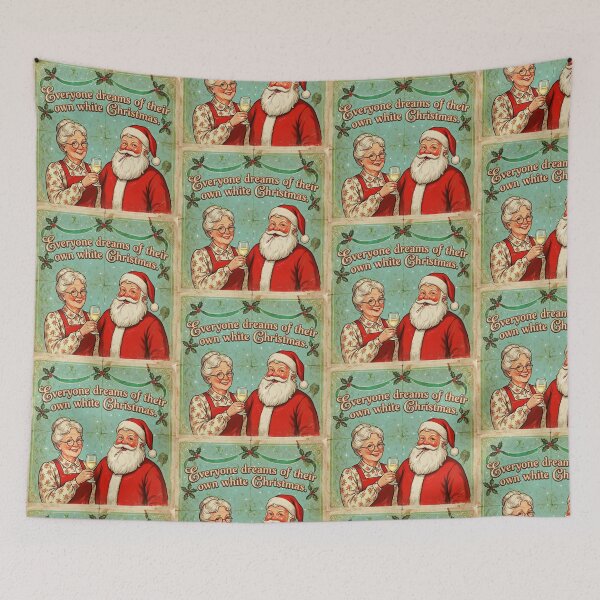 Item preview, Retro Santa & Mrs. Claus designed and sold by Hen-C-Art.