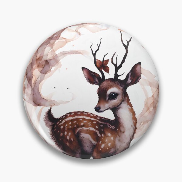 Item preview, Gothic Watercolor Fawn Elegant Forest Fantasy designed and sold by RubisLeaf.