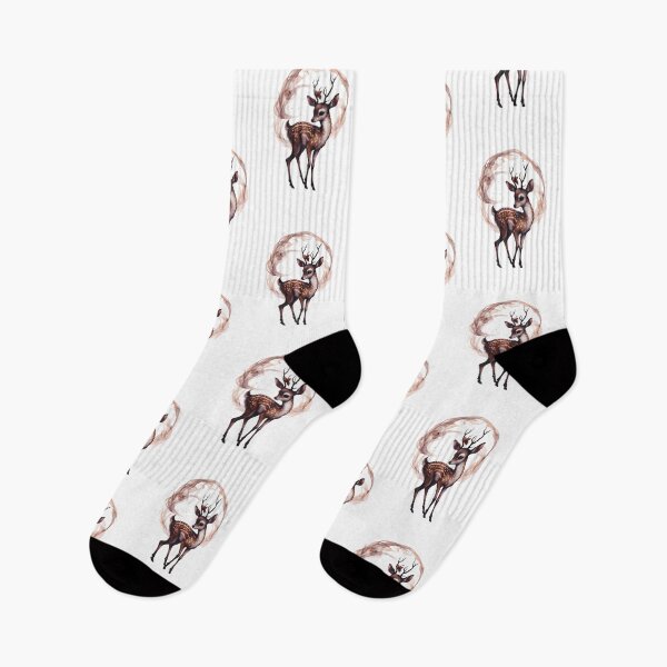 Item preview, Gothic Watercolor Fawn Elegant Forest Fantasy designed and sold by RubisLeaf.