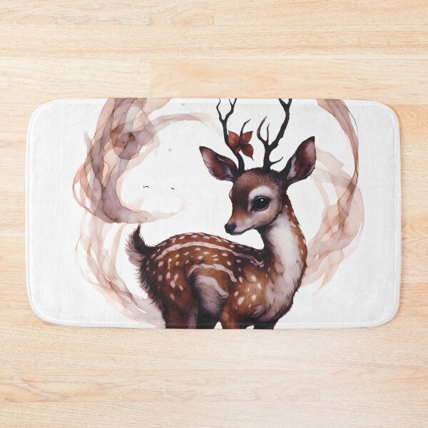 Item preview, Gothic Watercolor Fawn Elegant Forest Fantasy designed and sold by RubisLeaf.