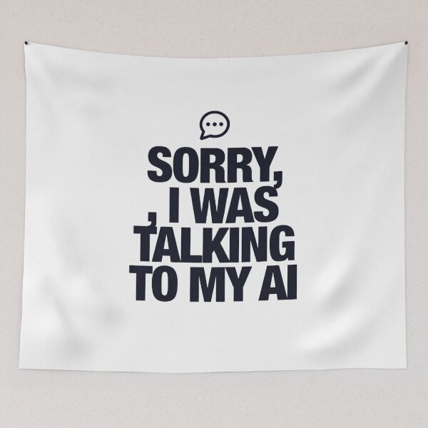 Item preview, Currently Chatting With AI designed and sold by EcoArtTees.
