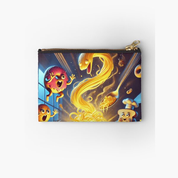 Item preview, Summoning the Pasta Monster – Funny Surreal Kitchen Chaos Art designed and sold by ComedyInkFactor.