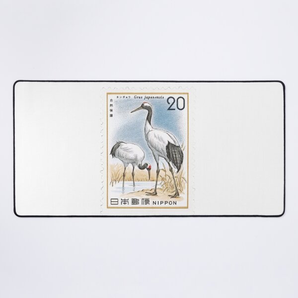 Item preview, Japanese Nippon Red Crowned Cranes Japan Postage Stamp designed and sold by red-amber65.