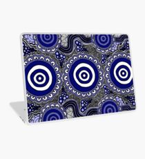 Aboriginal Art - Gathering Laptop Skin