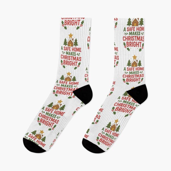 Item preview, Winter Holiday Safety Design – A Safe Home Makes Christmas Bright designed and sold by Badegi Tradings.
