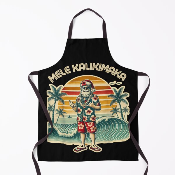 Item preview, Mele Kalikimaka Santa Tropical Christmas Hawaiian Shirt Beach Vibe designed and sold by AnsadoWinu.