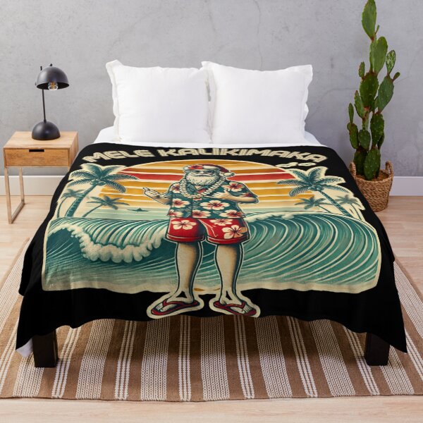 Item preview, Mele Kalikimaka Santa Tropical Christmas Hawaiian Shirt Beach Vibe designed and sold by AnsadoWinu.