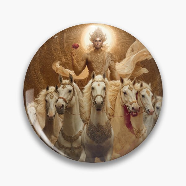 Item preview, SURYA I God of the Sun in a Celestial Chariot designed and sold by Artespirit.