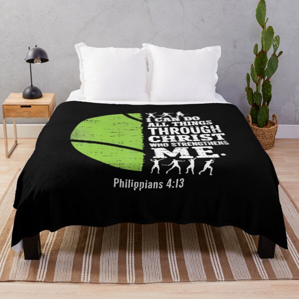 Item preview, Christian Tennis I Can Do All Things Religious Faith designed and sold by DawnPatricia.