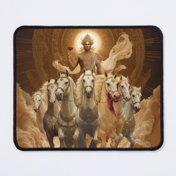 Item preview, SURYA I God of the Sun in a Celestial Chariot designed and sold by Artespirit.