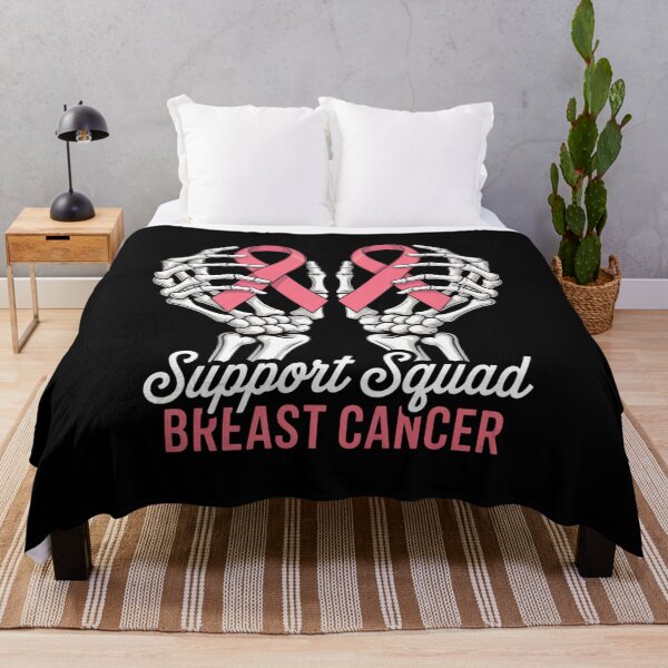 Item preview, Skeleton Hands Breast Cancer October We Wear Pink Ribbon designed and sold by HollyBellArtSte.