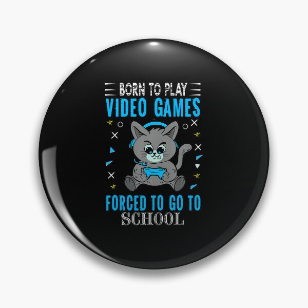 Item preview, Born To Play Video Games Forced To Go To School Couple Gamer designed and sold by JoannMinndy.