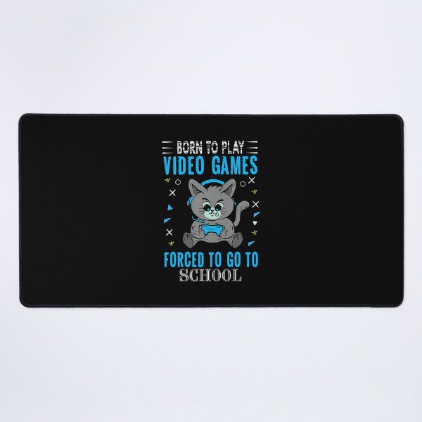 Item preview, Born To Play Video Games Forced To Go To School Couple Gamer designed and sold by JoannMinndy.
