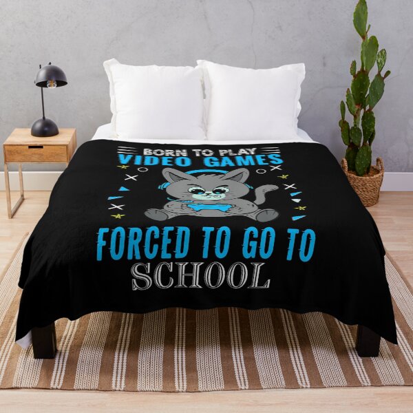 Item preview, Born To Play Video Games Forced To Go To School Couple Gamer designed and sold by JoannMinndy.
