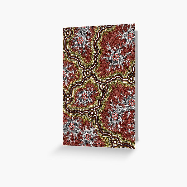 Item preview, Authentic Aboriginal Art -  Mountains  designed and sold by HogarthArts.
