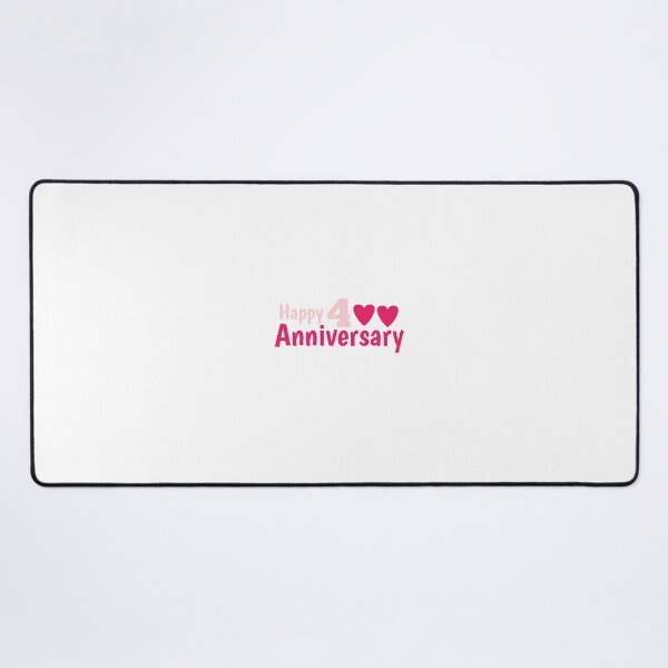 Item preview, Happy anniversary 4 th designed and sold by win Design.