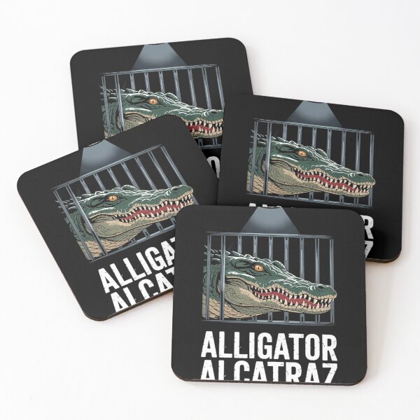 Item preview, Funny Alligator Alcatraz Tees Locked Up  designed and sold by MyzoToyota.