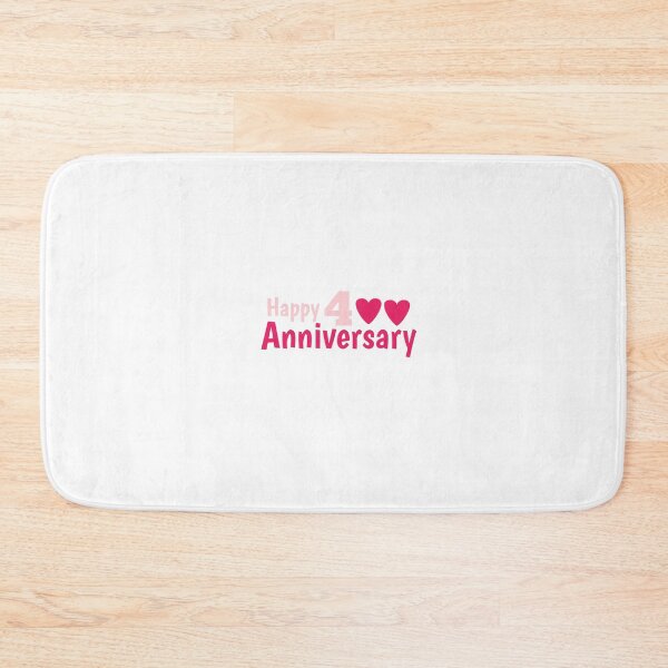 Item preview, Happy anniversary 4 th designed and sold by win Design.