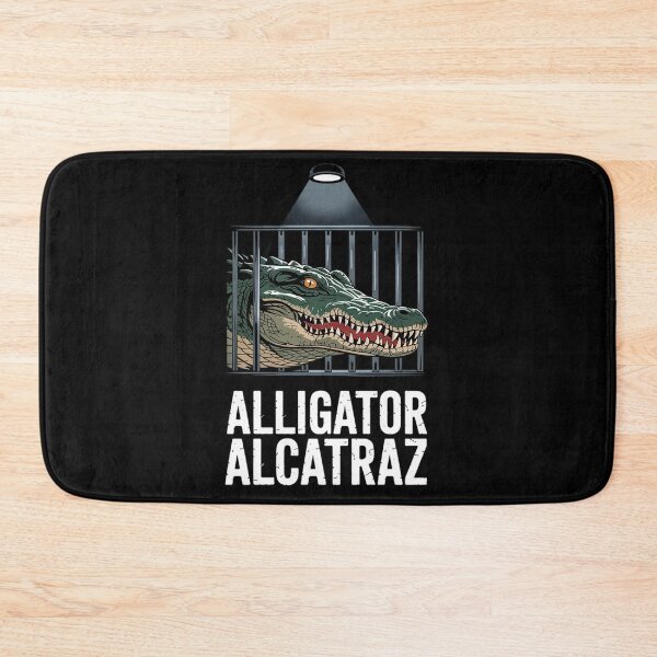 Item preview, Funny Alligator Alcatraz Tees Locked Up  designed and sold by MyzoToyota.