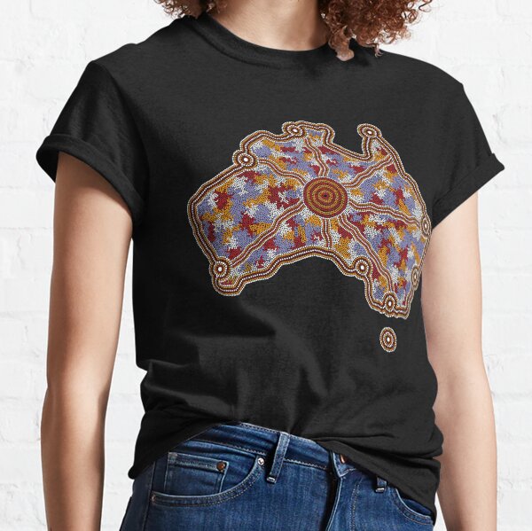 Authentic Aboriginal Art - Aboriginal Australia Classic T-Shirt