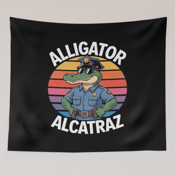 Item preview, Funny Alligator Alcatraz, Florida Everglades Prison 3  designed and sold by MyzoToyota.
