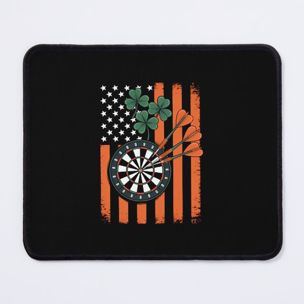 Item preview, Shamrock US Flag St. Patrick_s Day Dart Board designed and sold by SyncSusscess.