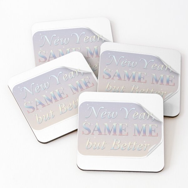Item preview, New Year, Same Me But Better – Minimal Motivational Quote designed and sold by Fandom Universe.