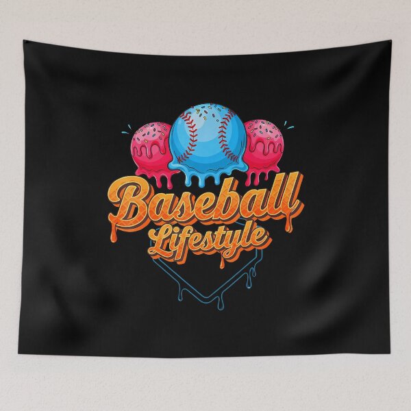 Item preview, Baseball Lifestyle Home Plate Ice Cream Drip Boys Youth designed and sold by JoannMinndy.