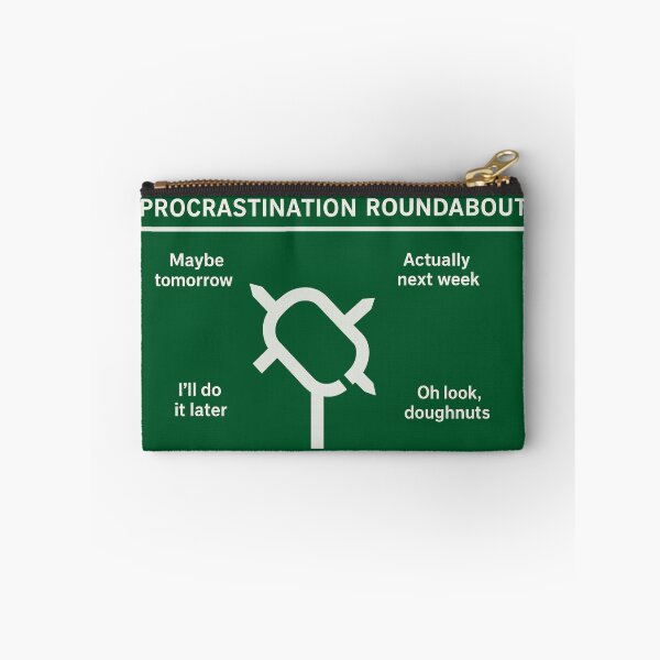 Item preview, Procrastination Roundabout designed and sold by halibutgoatramb.