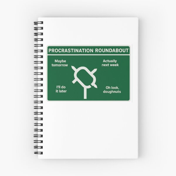 Item preview, Procrastination Roundabout designed and sold by halibutgoatramb.