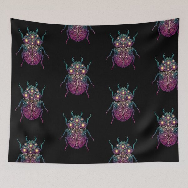 Item preview, Multi-Eyed Cosmic Beetle Beast: Surreal Bizzare Creature designed and sold by SebastianSpace.