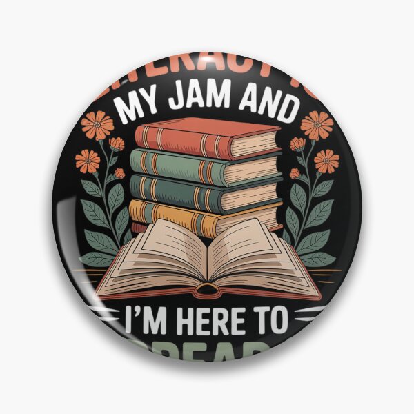 Item preview, Literacy Is My Jam And I’m Here To Spread it  designed and sold by NailMolisa.