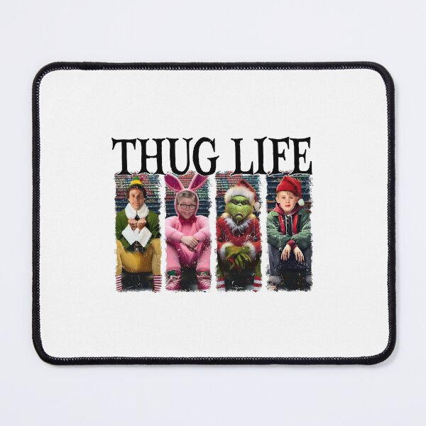 Item preview, Thug Life Christmas Funny Christmas Movie Christmas Gifts for Women Holiday designed and sold by AurelieGerhold.