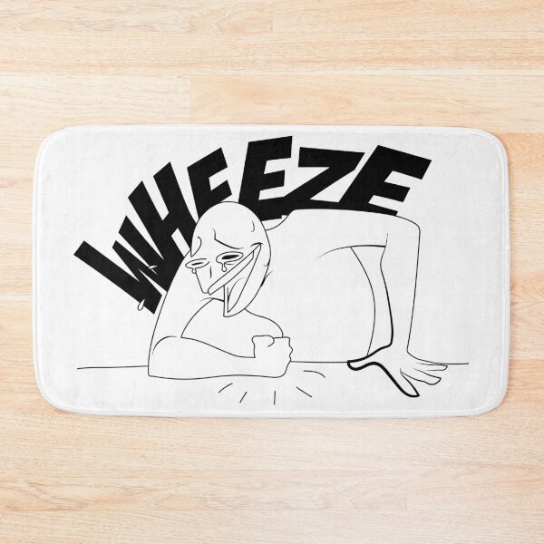 Item preview, Wheeze Meme Reaction Silhouette – Funny Minimalist Art designed and sold by adrian noble.