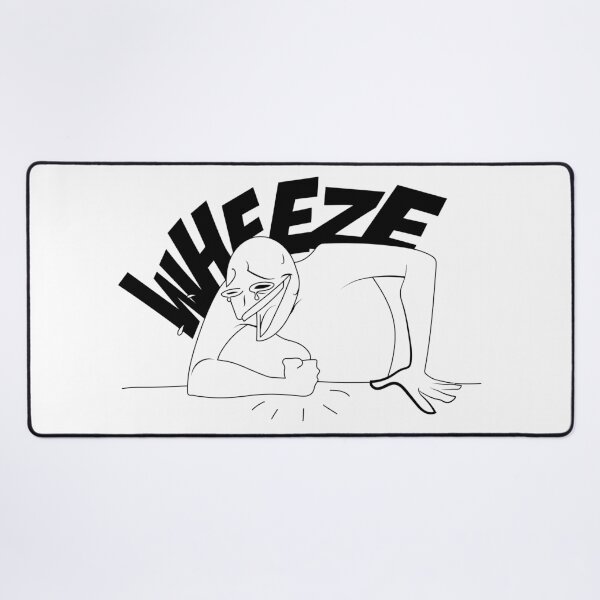 Item preview, Wheeze Meme Reaction Silhouette – Funny Minimalist Art designed and sold by adrian noble.