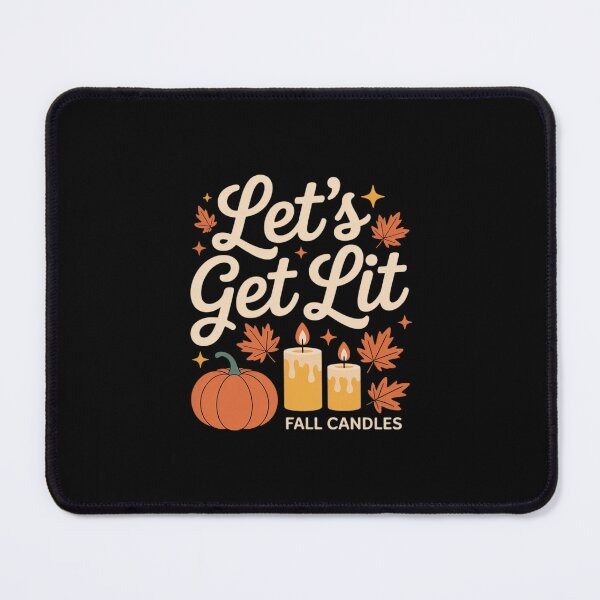 Item preview, Let's Get Lit Fall Scented Candles Autumn Thanksgiving designed and sold by TechnicalSara.