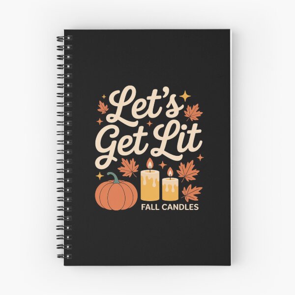 Item preview, Let's Get Lit Fall Scented Candles Autumn Thanksgiving designed and sold by TechnicalSara.