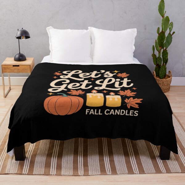 Item preview, Let's Get Lit Fall Scented Candles Autumn Thanksgiving designed and sold by TechnicalSara.