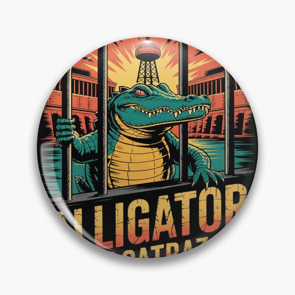 Item preview, Funny Alligator Alcatraz, Florida Everglades Prison 5 designed and sold by MyzoToyota.