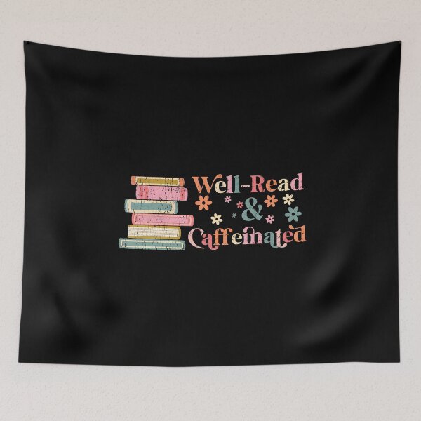 Item preview, Well-Read Caffeinated designed and sold by MaudeGloria.